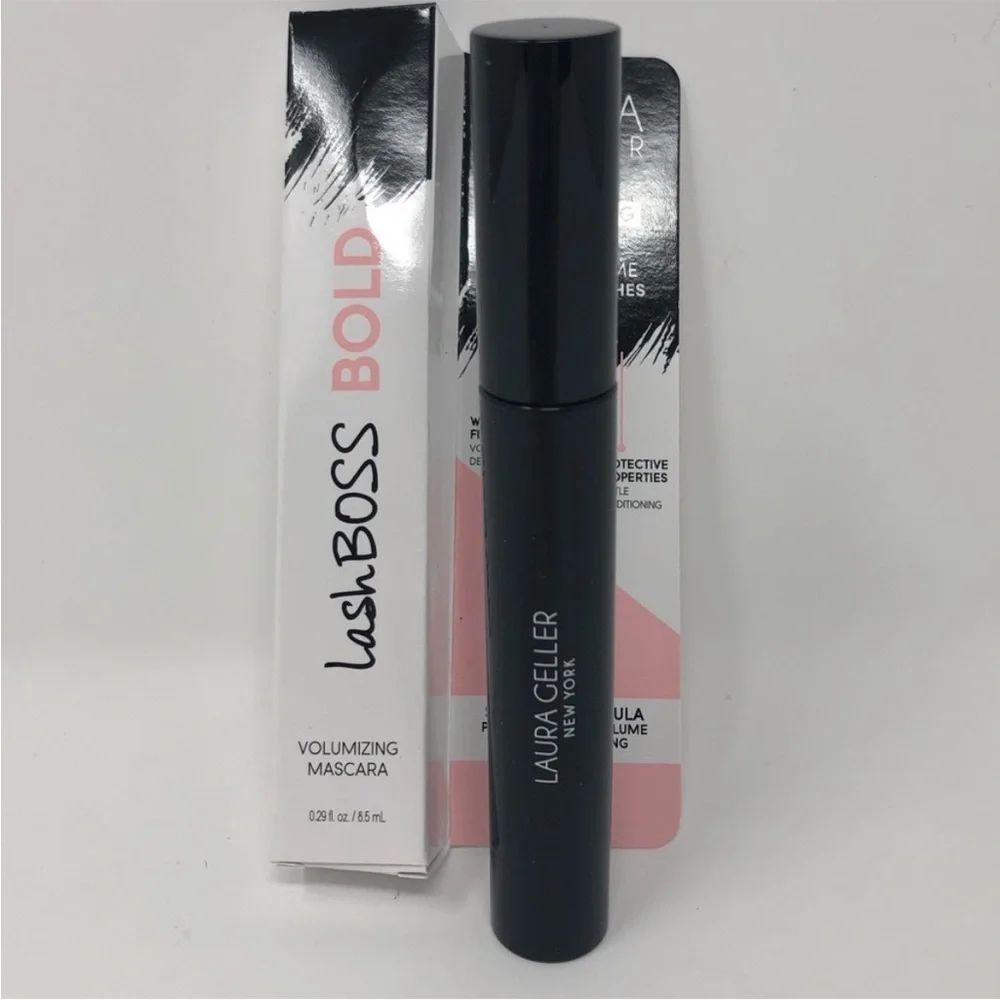Laura Gellar LashBoss Bold Mascara & Covergirl So Lashy both black
